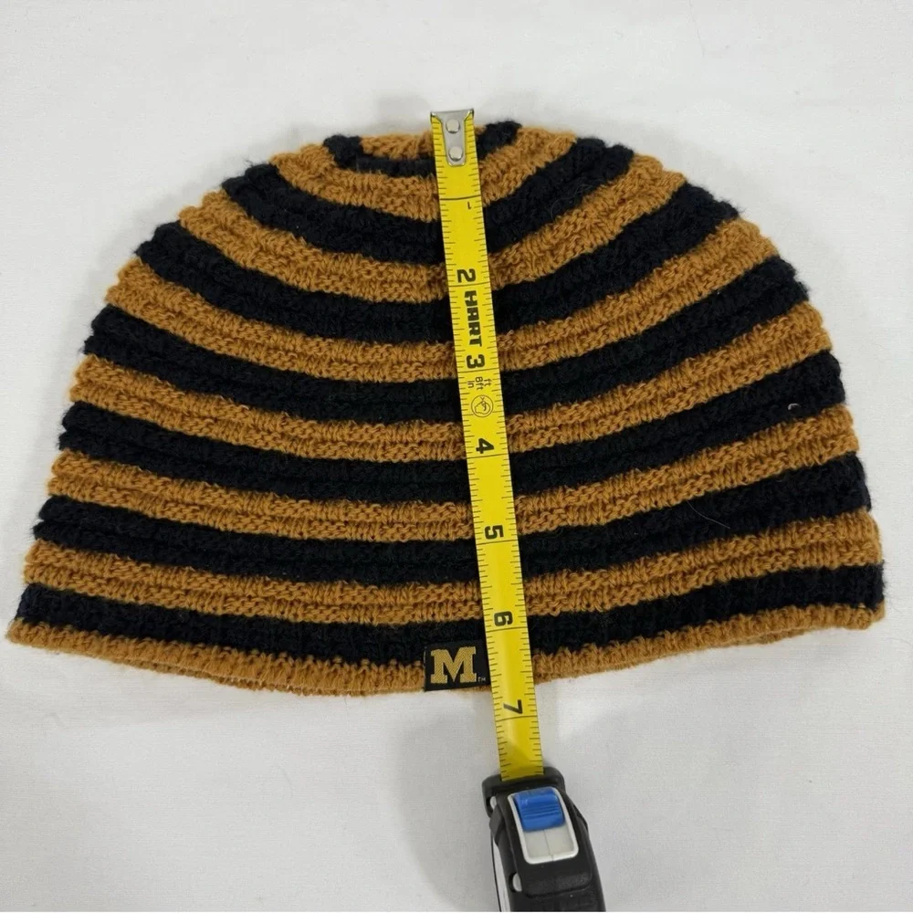 Mizzou Striped Black and Gold‎ Beanie